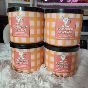 Bath and body works 3 wick candle Some Bunny Loves You